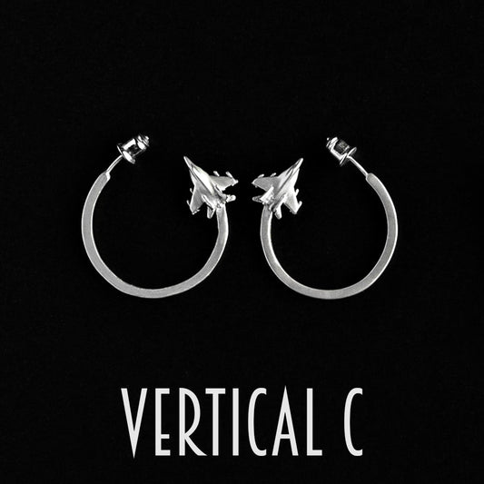  Vertical Hoop Drop Earrings
