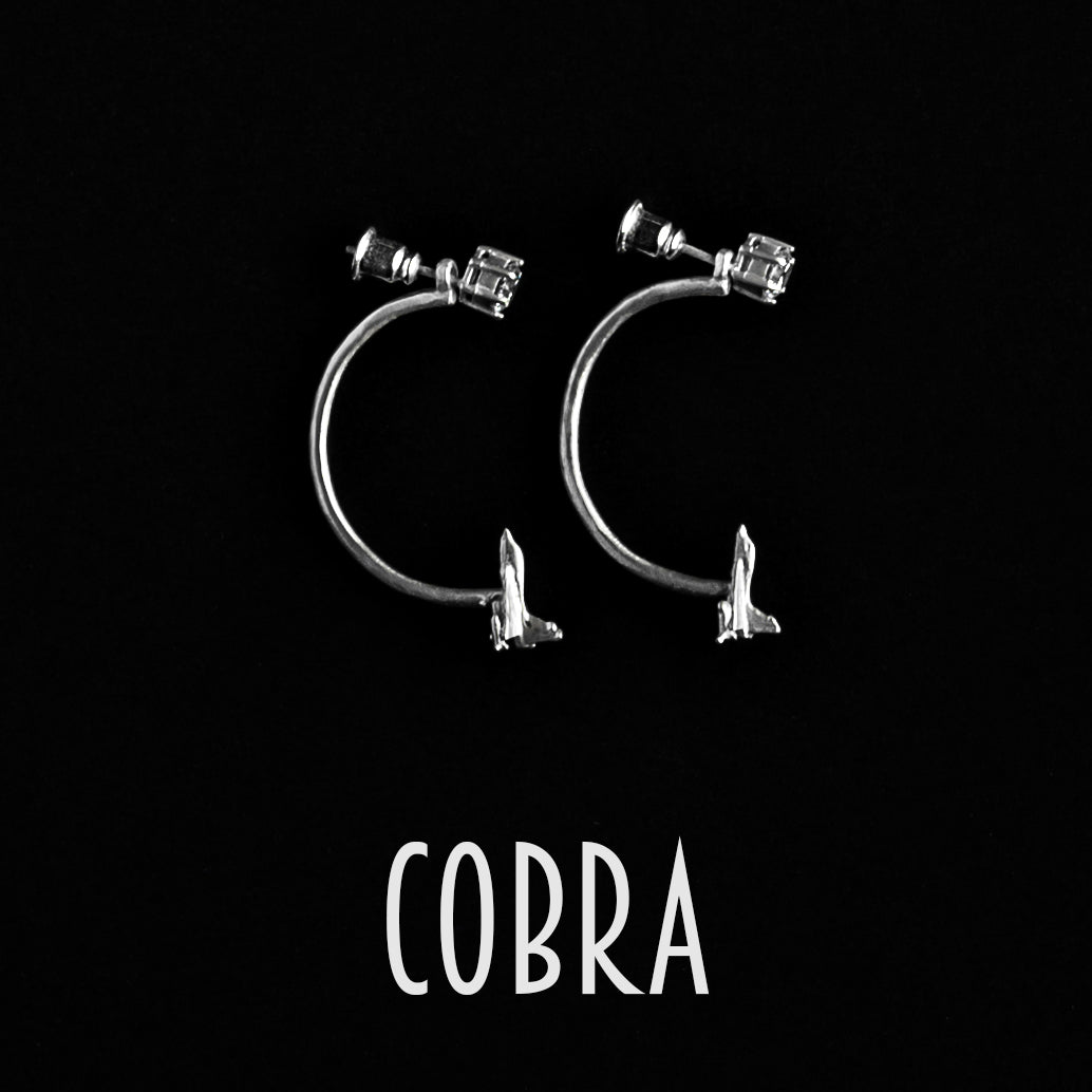 Mirage Cobra Fancy Long Earrings