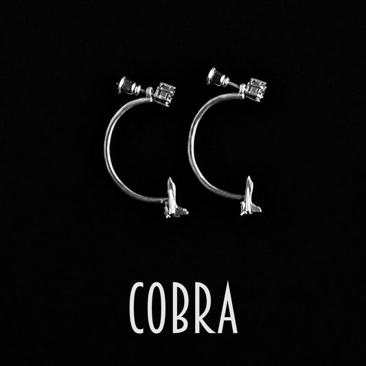 Mirage Cobra Fancy Long Earrings