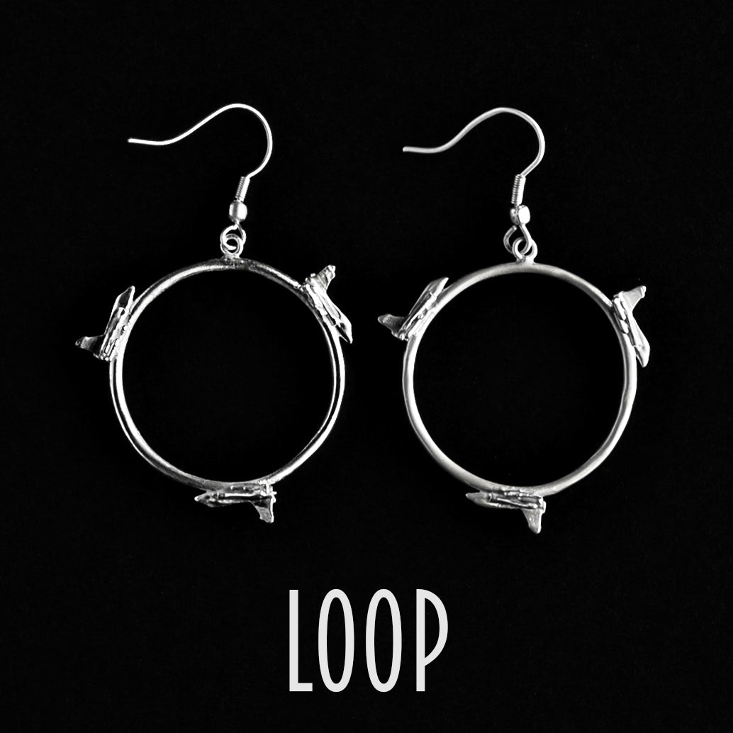  Mirage Loop Womens Drop Earrings