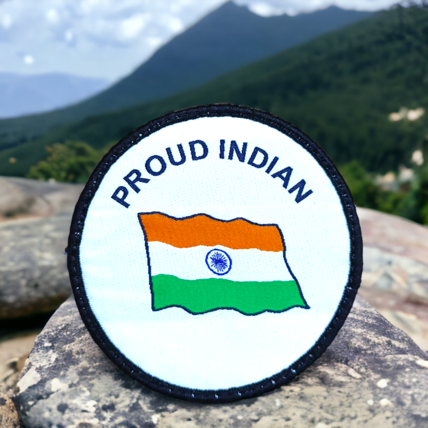 proud indian velcro patches for jackets