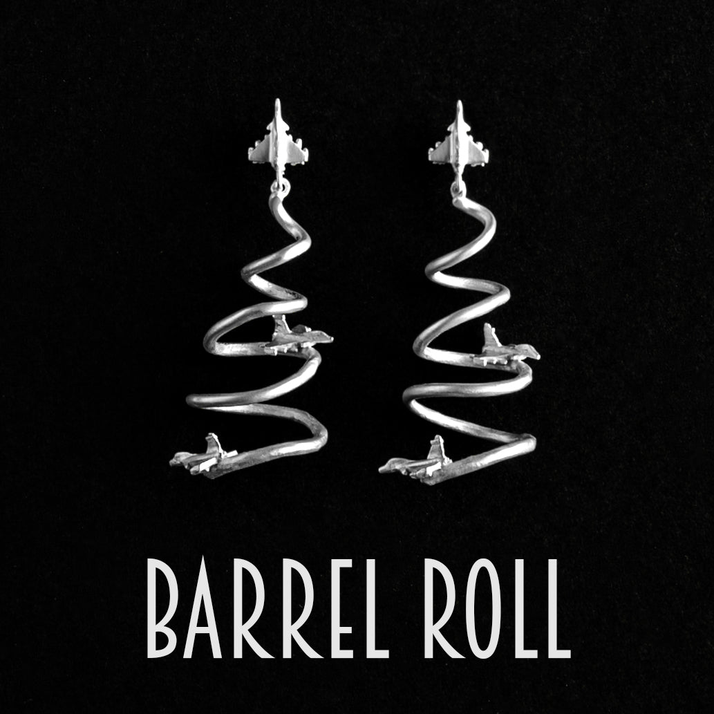 MM 076 | RAFALE | LONG EARRINGS - B - BARREL ROLL