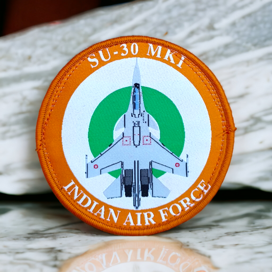 su 30 mki with tri color velcro patches for jackets