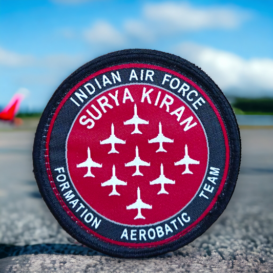 P 1292 | SURYA KIRAN FORMATION AEROBATIC TEAM | WITH VELCRO PATCH