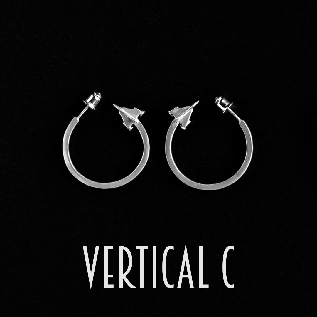 Tejas Hopps Vertical Long Earrings For Women 